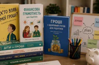 Фінансова грамотність з яких книг почати навчання дітей і підлітків 
