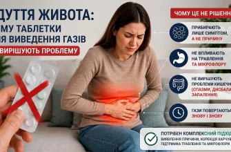 Здуття живота: чому таблетки для виведення газів не вирішують проблему